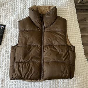 zara puffer vest